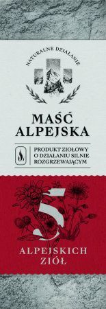 Maść Alpejska silnie rozgrzewająca 100 ml