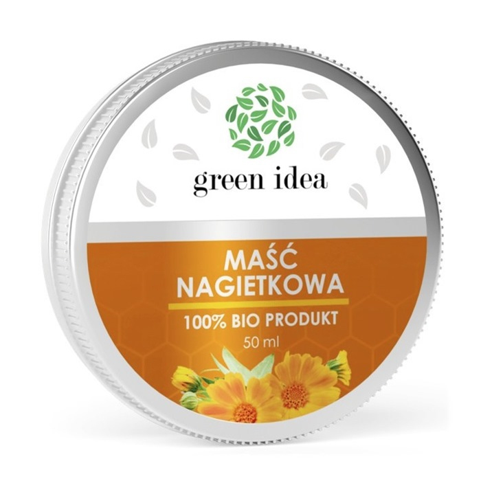 Maść Nagietkowa 100% Bio do pielęgnacji suchej i zniszczonej oraz wymagającej skóry, 50 ml