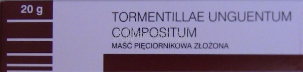 Maść pięciornikowa złożona 20 g