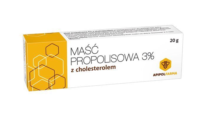 Maść propolisowa 3% z cholesterolem, 20 g