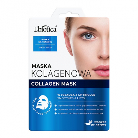 Maska Kolagenowa W POSTACI NASĄCZONEJ TKANINY 23 ML