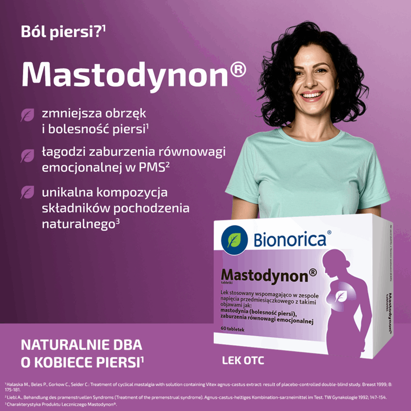Mastodynon tabletki wspomagające w PMS, 60 szt.
