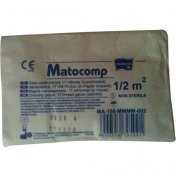 MATOCOMP Gaza opatrunkowa, niejałowa 17-nitkowa 1/2 m kw. 1 szt.