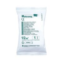 Matocomp Gaza opatrunkowa wyjałowiona 13-nitkowa 1/2 m TZMO, 1 szt.