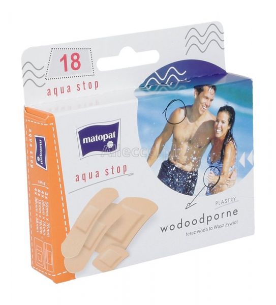 MATOPAT AQUA STOP Plastry wodoodporne 18 szt.