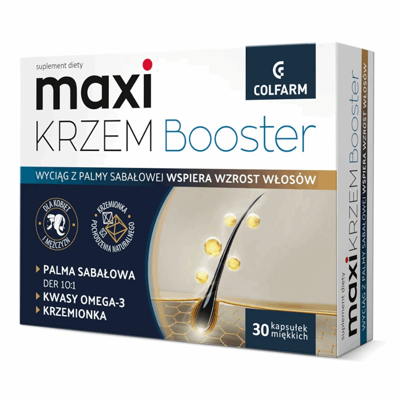 Maxi Krzem Booster kapsułki miękkie, 30 szt.