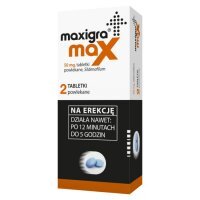 Maxigra Max 50 mg 2 tabletki