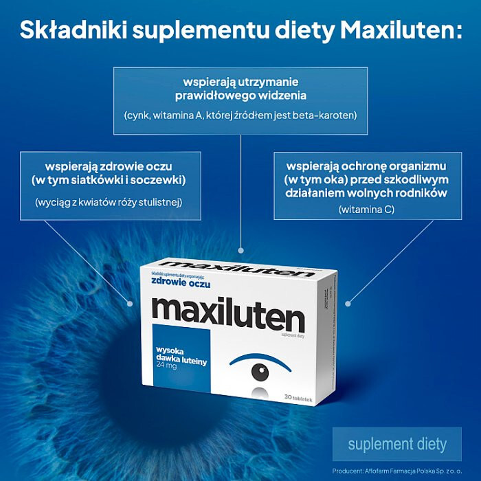 Maxiluten tabletki, 30 szt.