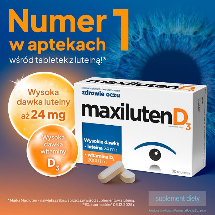 Maxiluten D3 30 tabletek