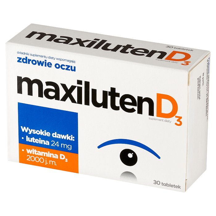 Maxiluten D3 30 tabletek