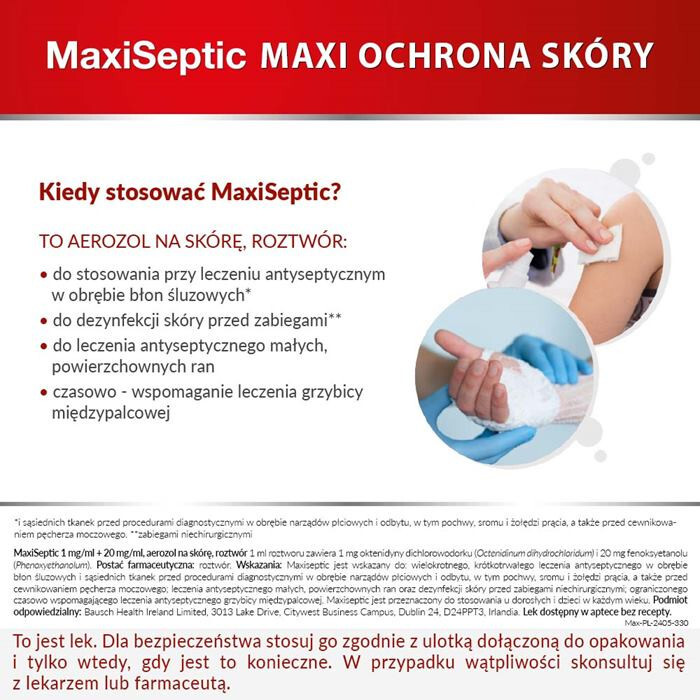 MaxiSeptic aerozol na skórę, 50 ml