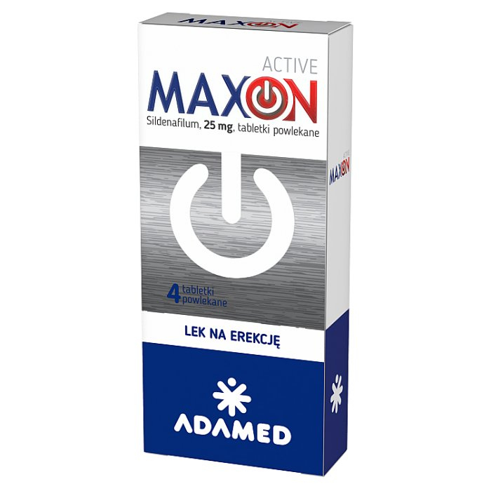 MaxOn Active 25 mg, 4 tabletki powlekane