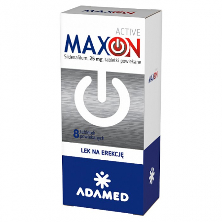 Maxon Active 25mg 8 tabletek powlekanych
