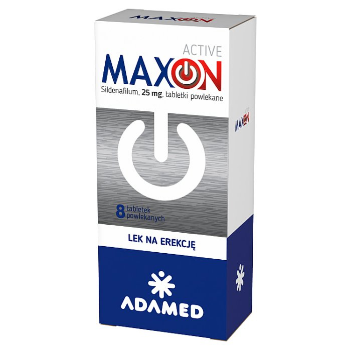 Maxon Active 25mg 8 tabletek powlekanych