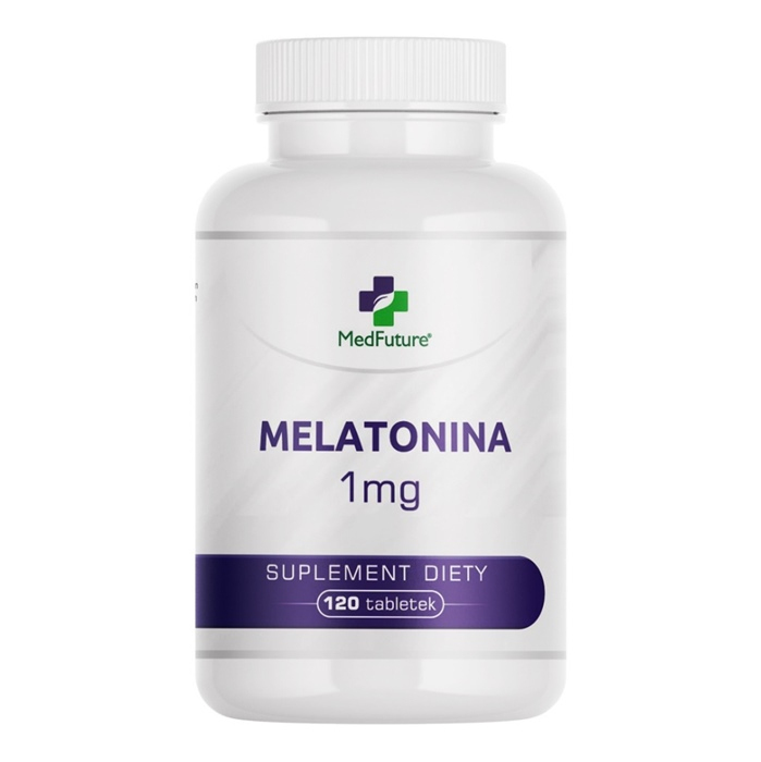 MedFuture Melatonina 1 mg tabletki na poprawę jakości snu, 120 szt.