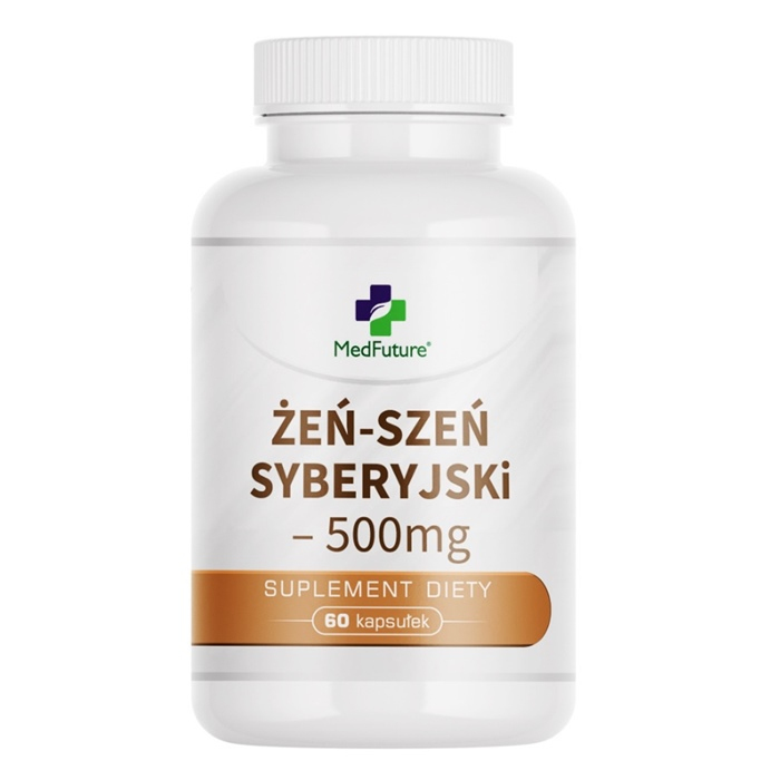 MedFuture Żeń-szeń syberyjski 500 mg kapsułki, 60 szt.