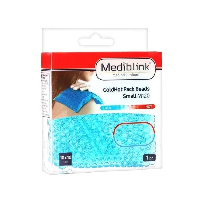 Mediblink HotCold kompres żelowy na ciepło lub zimno 10 cm x 10 cm, 1szt.