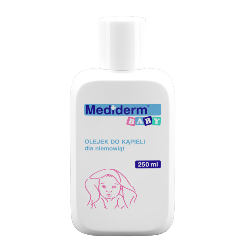 Mediderm Baby olejek do kąpieli dla niemowląt od 1. miesiąca, 250 ml