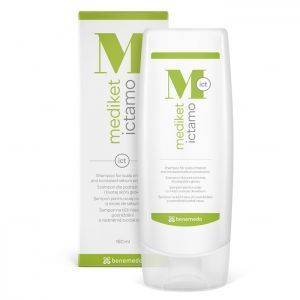 Mediket Ictamo szampon do podrażnionej i tłustej skóry głowy, 180 ml