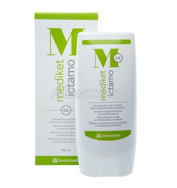 Mediket Ictamo szampon podrażnienia, przetłuszczanie, 80 ml