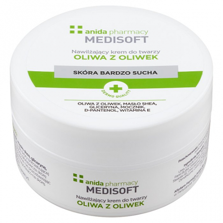 Medisoft oliwkowy krem nawilżający do twarzy 100 ml