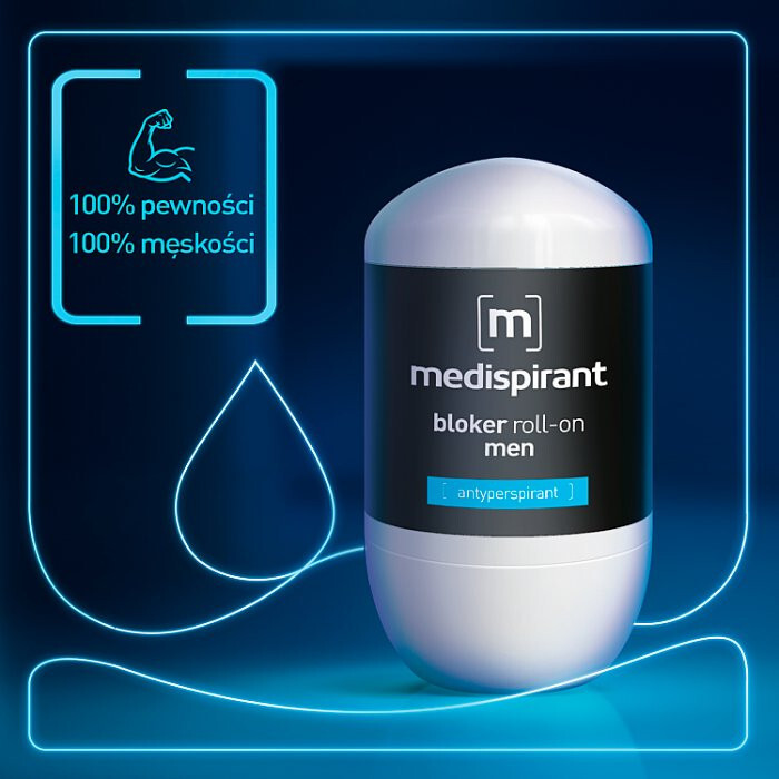 Medispirant Bloker roll-on Men, 1 szt.