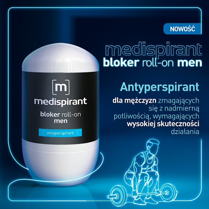Medispirant Bloker roll-on Men, 1 szt.