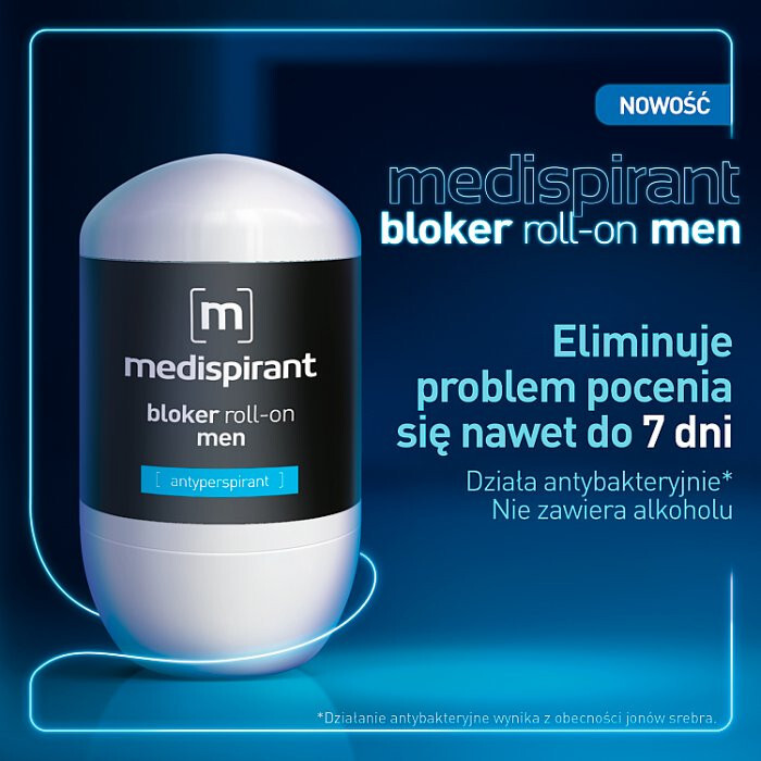 Medispirant Bloker roll-on Men, 1 szt.