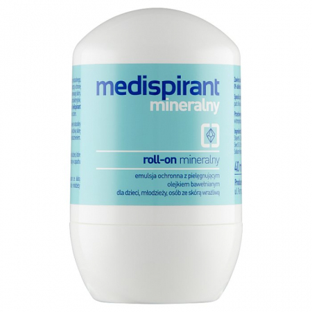 Medispirant mineralny antyperspirant roll-on emulsja ochronna, 40 ml