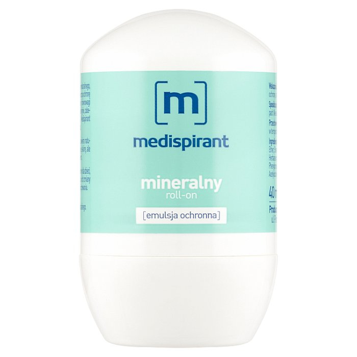 Medispirant mineralny antyperspirant roll-on emulsja ochronna, 40 ml