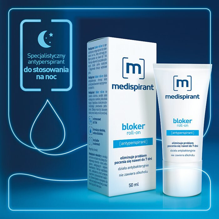 Medispirant mineralny antyperspirant roll-on, 50 ml
