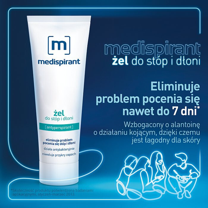 Medispirant żel do stóp i dłoni, 50 ml