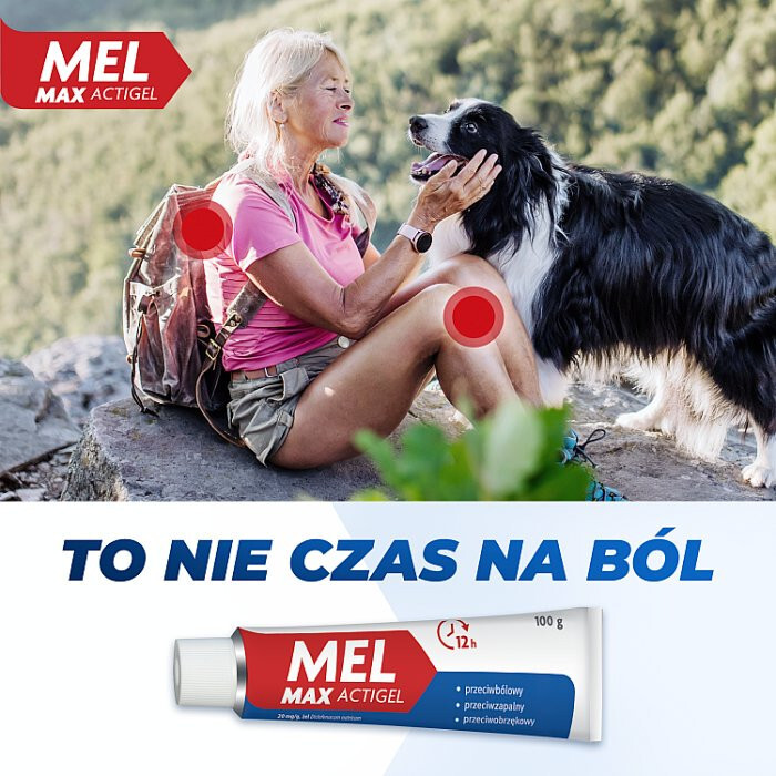 Mel Max Actigel 20 mg/g żel przeciwbólowy i przeciwobrzękowy, 50 g