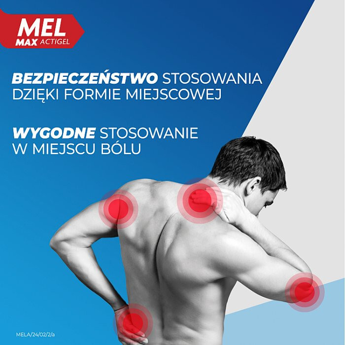 Mel Max Actigel 20 mg/g żel przeciwbólowy i przeciwobrzękowy, 50 g