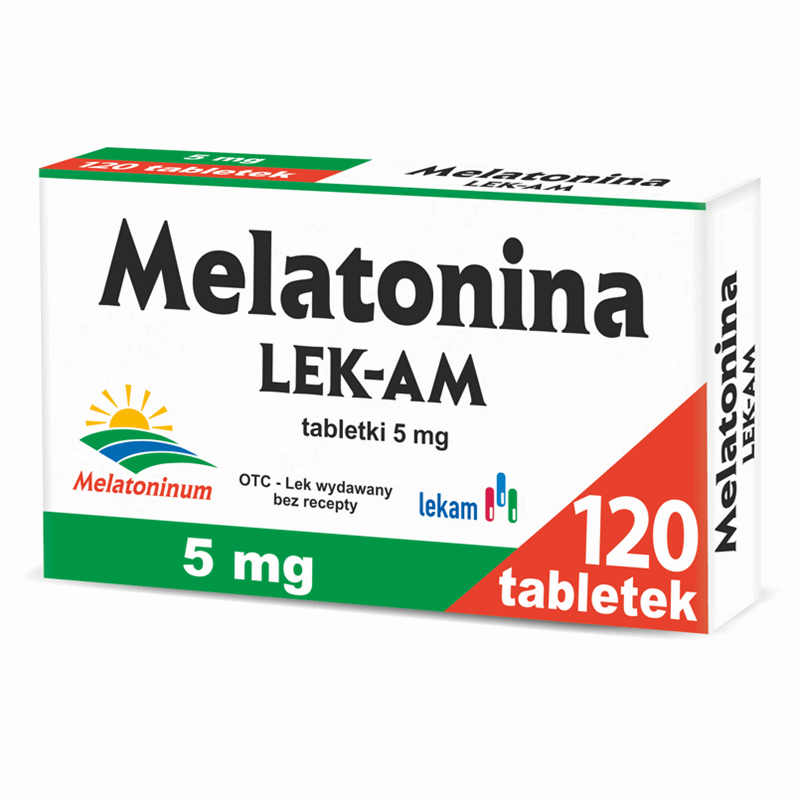 Melatonina LEK-AM 5 mg tabletki, 120 szt.