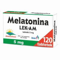 Melatonina LEK-AM 5 mg tabletki, 120 szt.