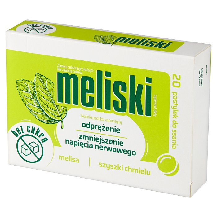 Meliski 20 pastylek do ssania