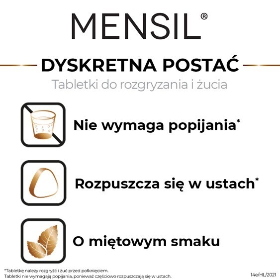 Mensil 25 mg tabletki do rozgryzania, żucia 2 szt.