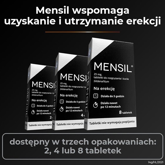 Mensil 25 mg tabletki do rozgryzania, żucia 2 szt.