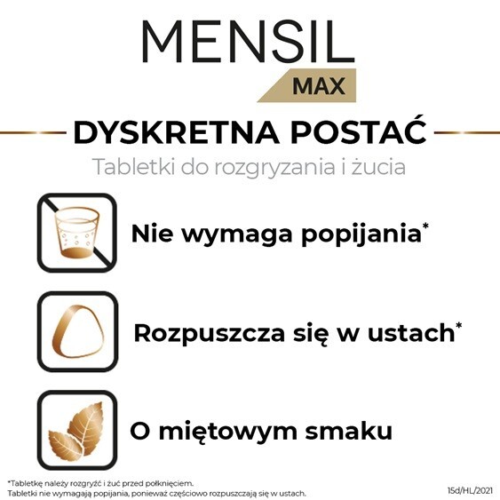 Mensil Max 2 tabletki do rozgryzania i żucia