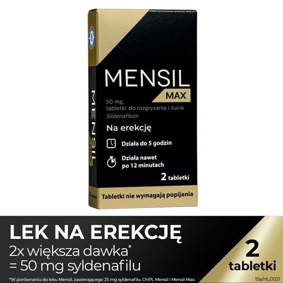 Mensil Max 2 tabletki do rozgryzania i żucia