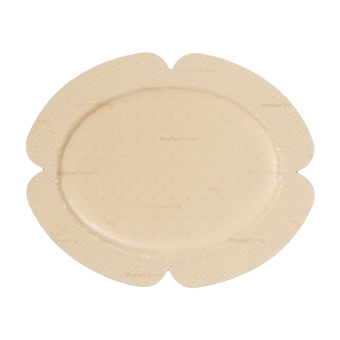 Mepilex Border Flex Oval opatrunek piankowy owalny 15 x 19 cm, 1 szt.