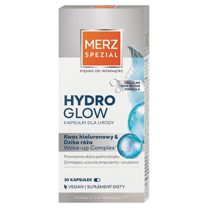 Merz Spezial Hydro Glow kapsułki dla urody z dziką różą, 30 szt.