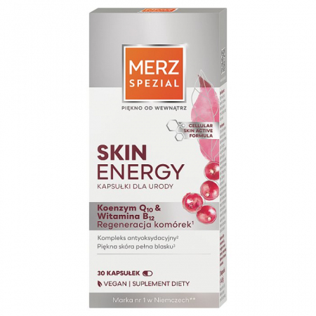 Merz Spezial Skin Energy kapsułki dla urody z koenzymem Q10 i B12, 30 szt.