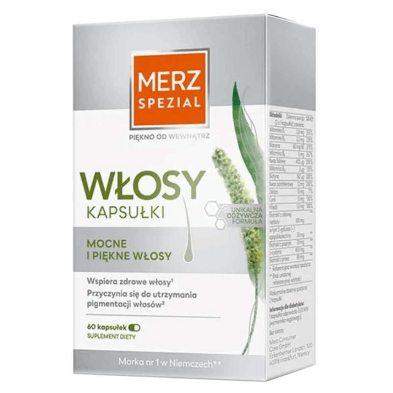 Merz Spezial Włosy kapsułki, 60 szt.