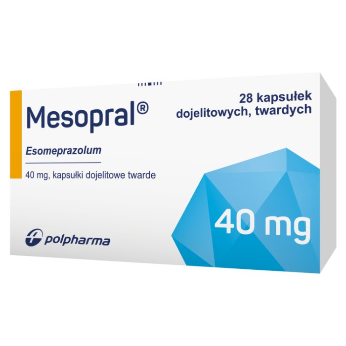 Mesopral 40mg, 28 kapsułek dojelitowych