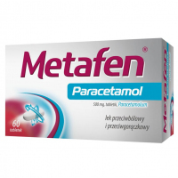 Metafen Paracetamol 500 mg tabletki, 60 szt.