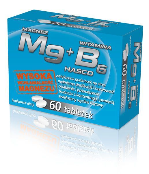 Mg magnez + witamina B6 tabletki, 60 szt.