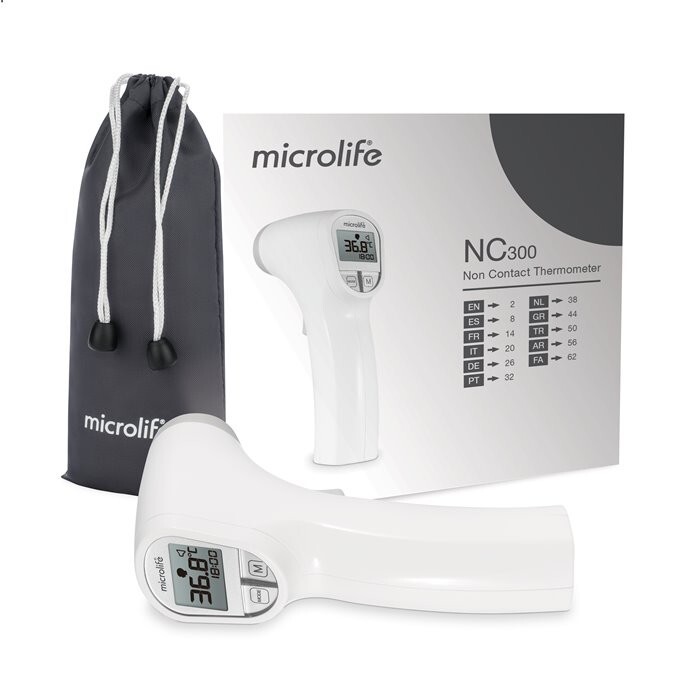 Microlife NC300 termometr bezdotykowy na podczerwień, 1 szt.