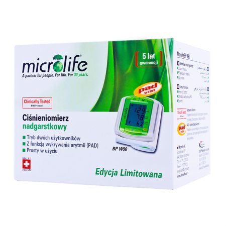 MICROLIFE W90 Ciśnieniomierz nadgarstkowy 1 szt.